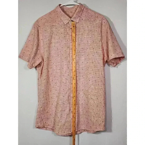 Mario Puzo by Life Style Industry Mens Short Sleeve Button Up Shirt XXL * - Picture 8 of 11